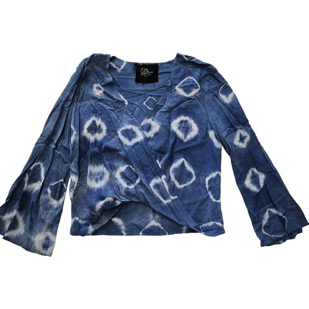 Blue Life long sleeve Top